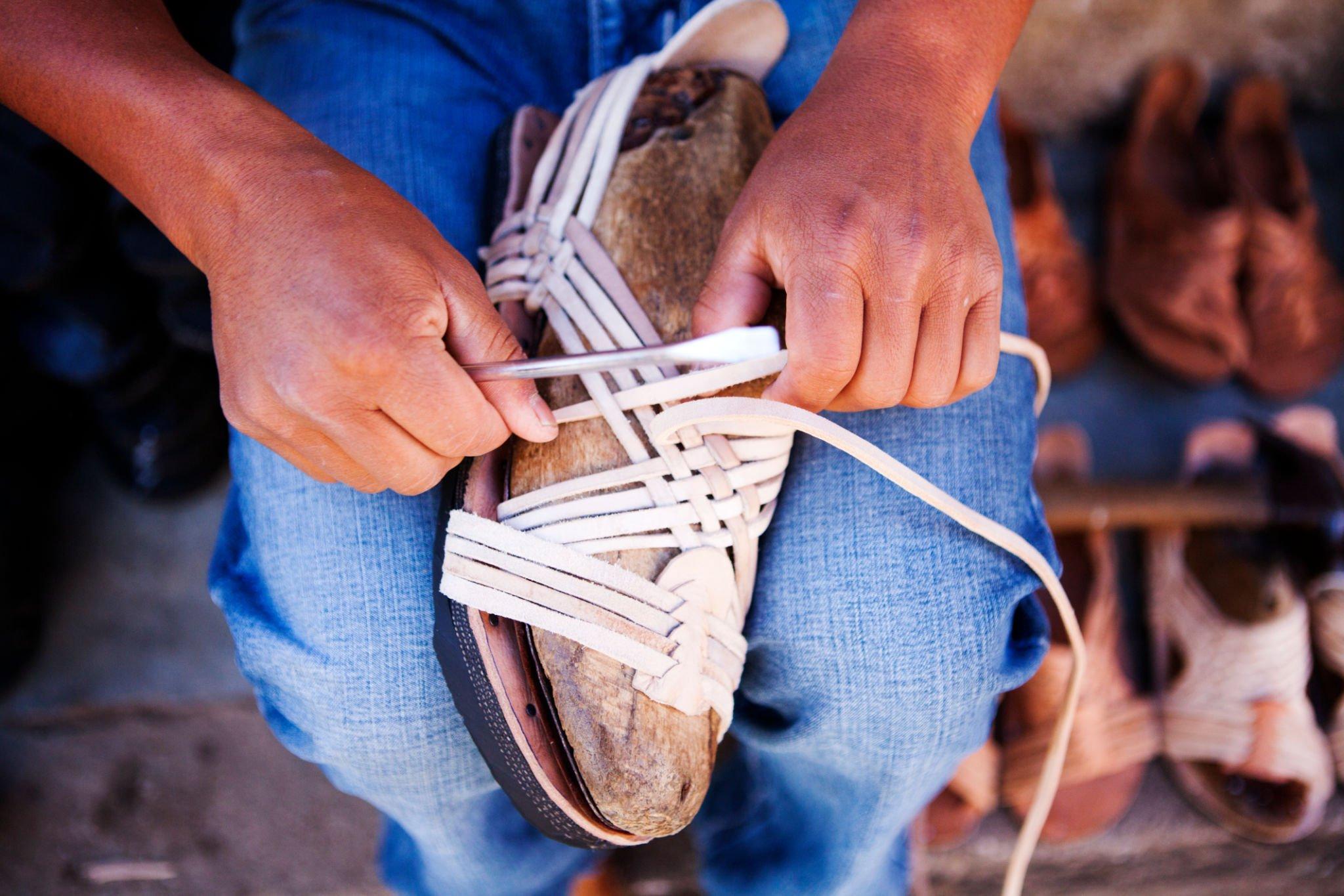 Handmade sandals